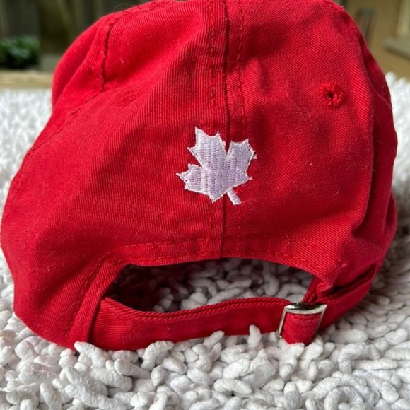 HBC Team Canada Red Baseball Hat Trucker Cap 2006 TORINO - WINTER OLYMPICS - Picture 3 of 6